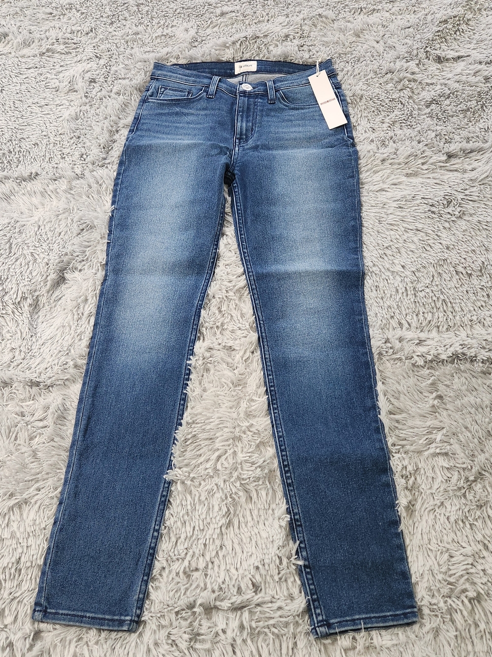 Hudson Medium Wash Blair High Rise Skinny Jeans